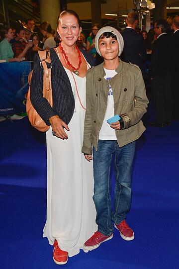 Allegra Curtis mit Sohn Raphael