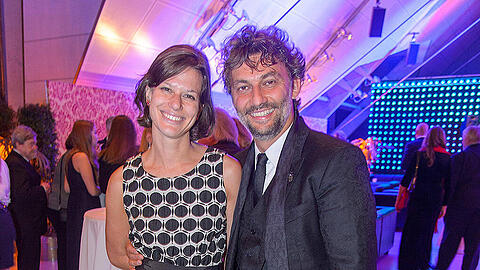 Attraktives Paar: Opern-Star Jonas Kaufmann und seine Freundin, Regisseurin Christiane Lutz, bei einer Veranstaltung im Frühjahr 2016.