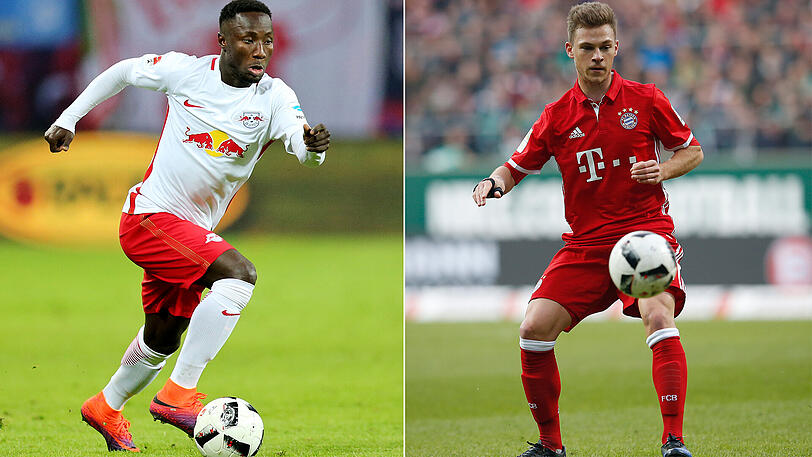 Falls Nabi Keita (li.) der Nachfolger von Xabi Alonso wird, was wird dann aus Joshua Kimmich?