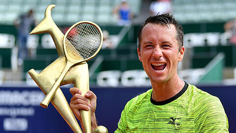 Für Philipp Kohlschreiber war es nach 2015 der zweite Erfolg bei dem Sandplatzturnier in Österreich.