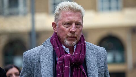 Boris Becker, ehemaliger Tennis-Profi aus Deutschland, kommt am Southwark Crown Court in London an.