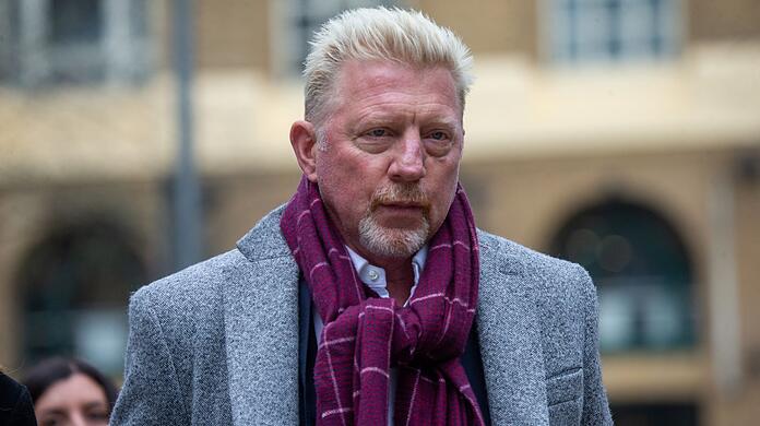 Boris Becker, ehemaliger Tennis-Profi aus Deutschland, kommt am Southwark Crown Court in London an.