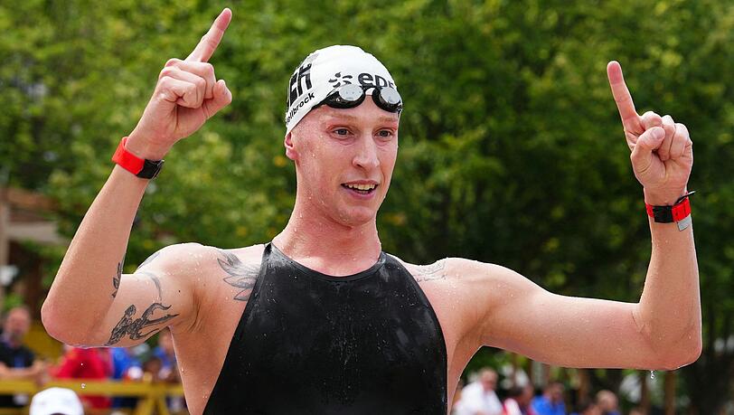 F&uuml;r Florian Wellbrock ist es der erste Europameistertitel im Freiwasser.