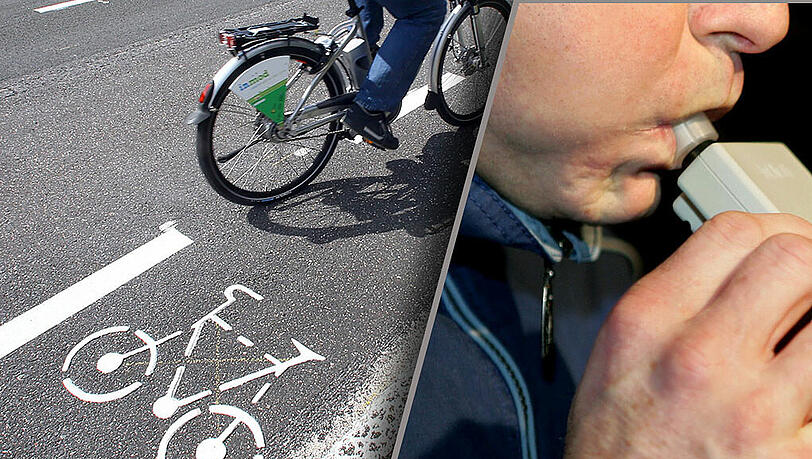 Bei 3,66 Promille auf dem Fahrrad ist auch der Führerschein weg. (Symbolbild) Bei 3,66 Promille auf dem Fahrrad ist auch der Führerschein weg. (Symbolbild)