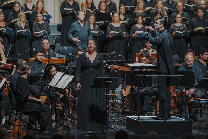 Teodor Currentzis und Wiebke Lehmkuhl.