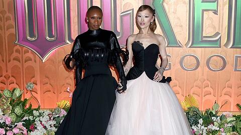 Cynthia Erivo (li.) und Ariana Grande freuen sich &uuml;ber ihre Nominierungen bei den Golden Globes.