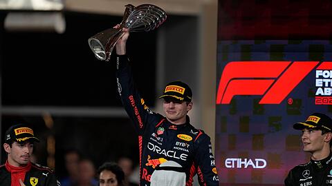 Weltmeister Max Verstappen gewinnt auch den Grand Prix von Abu Dhabi.