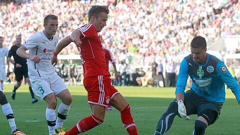 Mario Götze erzielt beim Testspiel des FC Bayern bei Györi ETO (4:1) sein erstes Tor im Bayern-Trikot.