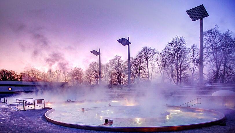 In Verdacht geraten: das Dante mit seinen Warmwasserbecken. In Verdacht geraten: das Dante mit seinen Warmwasserbecken.