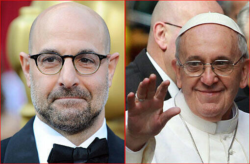 So auch die Schauspielkollegen Stanley Tucci (52 &ndash; &bdquo;Der Teufel trägt Prada&ldquo;)...