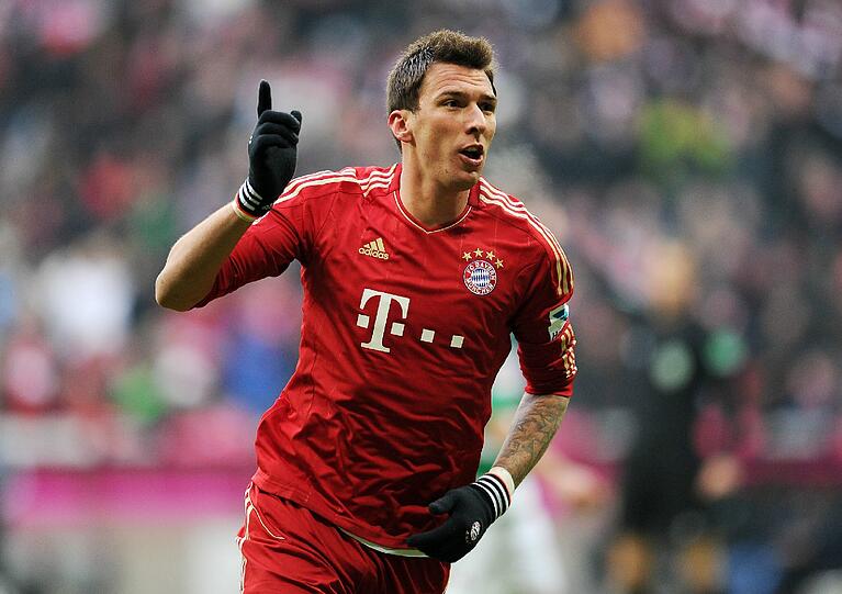 Bayern-Stürmer Mario Mandzukic.