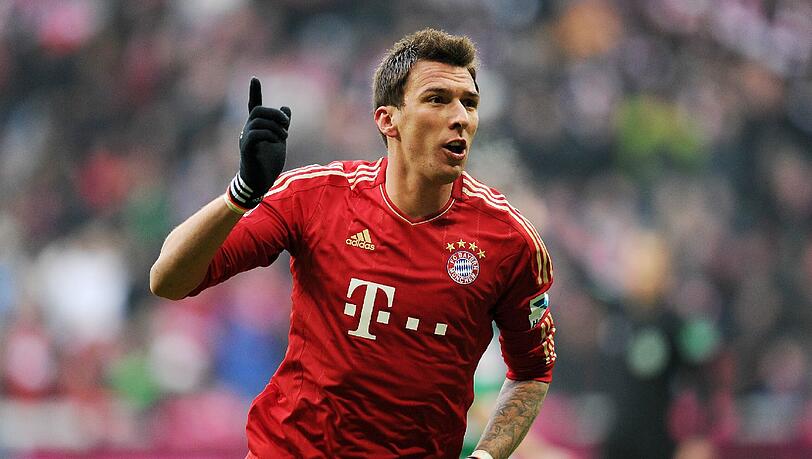 Bayern-Stürmer Mario Mandzukic. Bayern-Stürmer Mario Mandzukic.