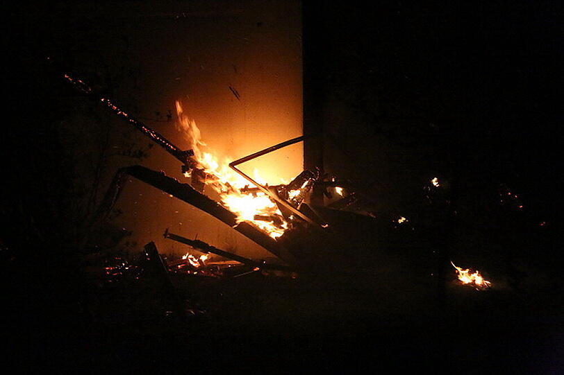 Bilder vom Großbrand in Engelsberg.