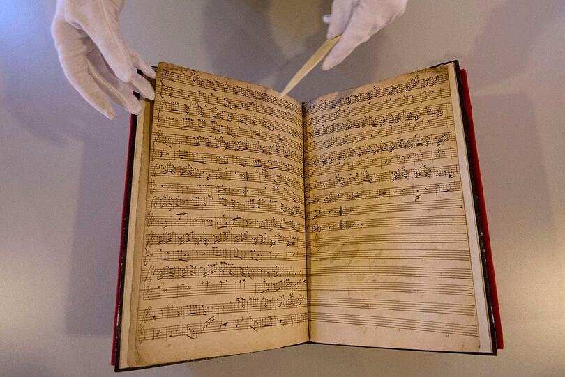 Diese musikalische Handschrift stammt aus der Feder von Preußenkönig Friedrich II.