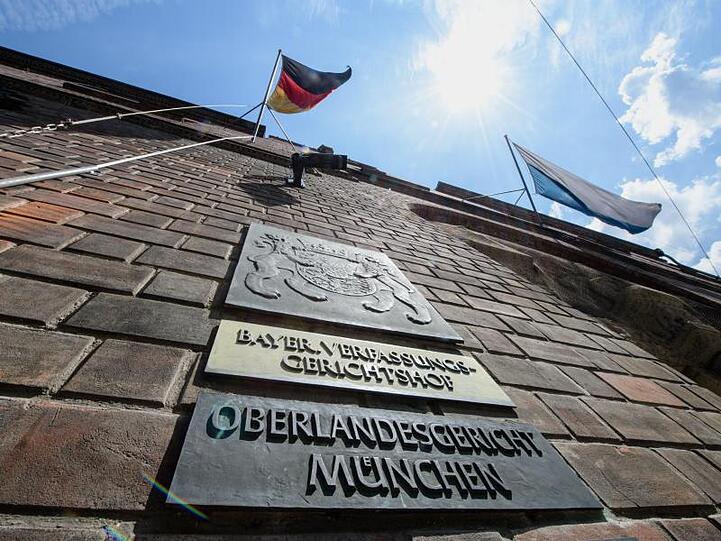 Das Gerichtsgebäude vom Oberlandesgericht München. Foto: Matthias Balk/dpa/Archivbild