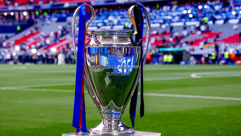 Das Objekt der sportlichen Begierde: der Champions-League-Pokal. Das Objekt der sportlichen Begierde: der Champions-League-Pokal.