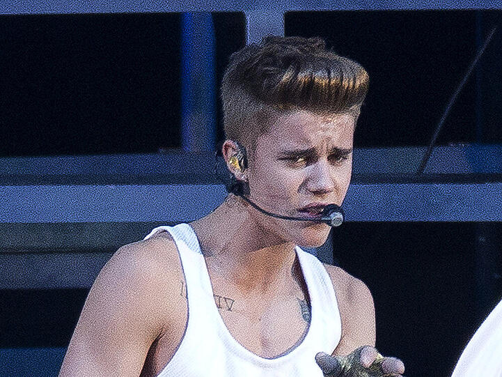 Wandelnde Steilvorlage: Justin Bieber