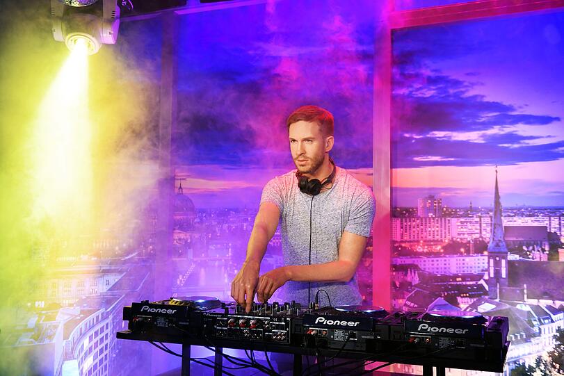 Erkennen Sie diesen Star-DJ? Es soll sich hier um Calvin Harris handeln.