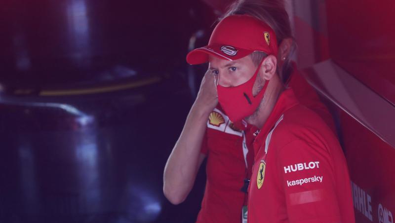 Erwartet von seinem neuen Ferrari-Chassis keine Wunder: Sebastian Vettel. Erwartet von seinem neuen Ferrari-Chassis keine Wunder: Sebastian Vettel.