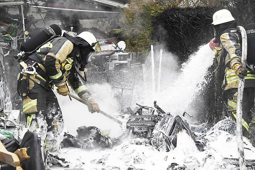 Die Feuerwehr hatte am Freitag jede Menge zu tun.