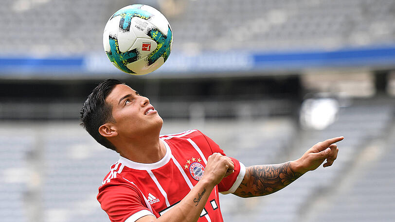 Der Techniker verehrt den Kämpfer: James hat eine hohe Meinung von den Bayern und Oliver Kahn.
