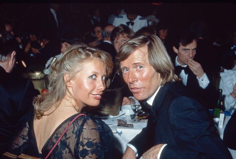 Horst Janson und Ehefrau Hella beim Deutschen Filmball 1983