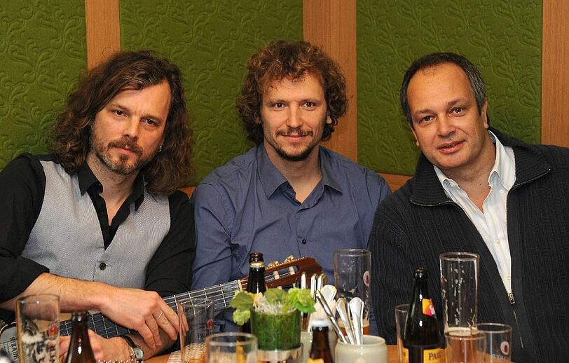 Die drei neuen vom Nockherberg: Komponist Gerd Baumann, Regisseur Marcus Rosenmüller und Autor Thomas Lienenlüke.
