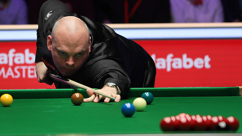 Stuart Bingham während seines Matches gegen Ali Carter. Pups-Geräusche störten das Finale.