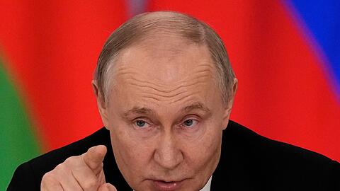 Kremlchef Wladimir Putin will einer Waffenruhe nur unter bestimmten Bedingungen zustimmen.