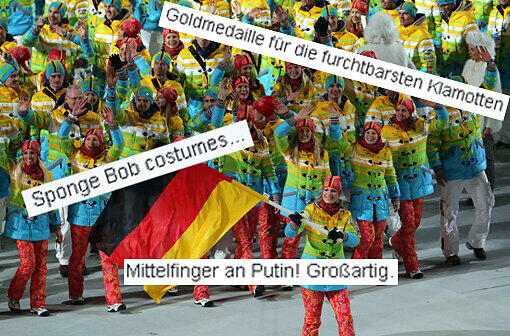 Schick oder schlimm - die Meinungen im Internet über das deutsche Outfit gehen weit auseinander.