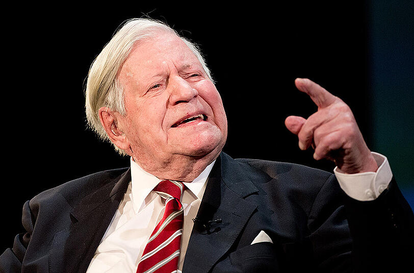 Altkanzler Helmut Schmidt.