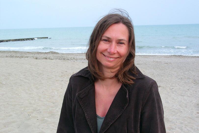 Die Polnische Journalistin und Autorin Agnieszka Kowaluk.