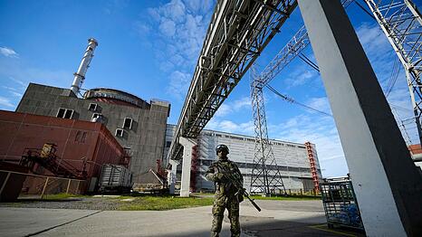 Russische Truppen kontrollieren seit dem Fr&uuml;hjahr 2022 das ukrainische Atomkraftwerk Saporischschja im S&uuml;dosten des Landes. (Archivbild)