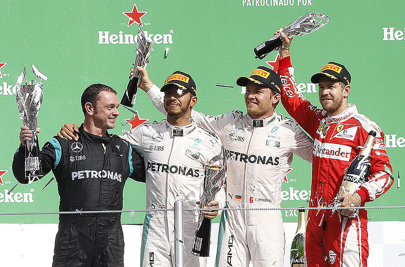 Nico Rosberg bleibt zwar Erster der Gesamtwertung, Lewis Hamilton gibt sich aber nicht so leicht geschlagen.