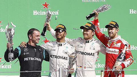 Nico Rosberg bleibt zwar Erster der Gesamtwertung, Lewis Hamilton gibt sich aber nicht so leicht geschlagen.