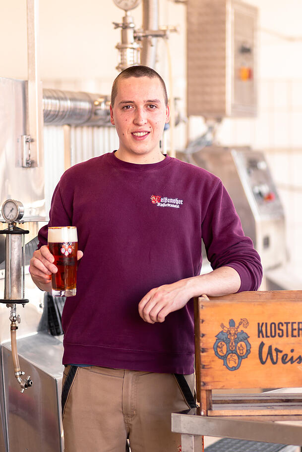 Vincent Winkler, Juniorchef und Braumeister.