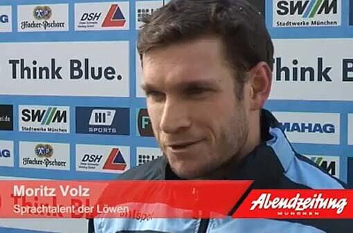 Moritz Volz ist das Sprachtalent bei den Löwen