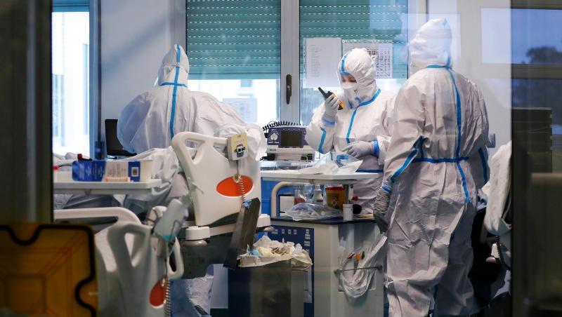 Corona-Intensivstation in einem Militärhospital bei Lissabon. Das von der Corona-Pandemie hart getroffene Portugal soll Hilfe durch die Bundeswehr erhalten.