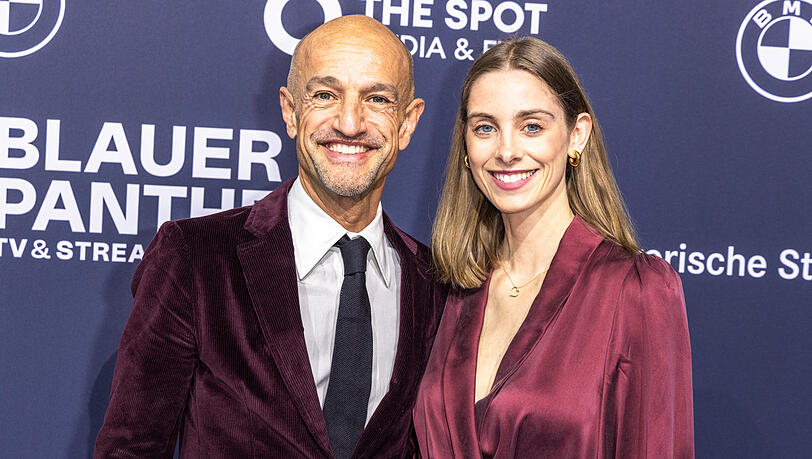 Modelagent Peyman Amin und Partnerin Sandra Apfelbeck kommen am Mittwoch zum „Blauen Panther“. Modelagent Peyman Amin und Partnerin Sandra Apfelbeck kommen am Mittwoch zum „Blauen Panther“.