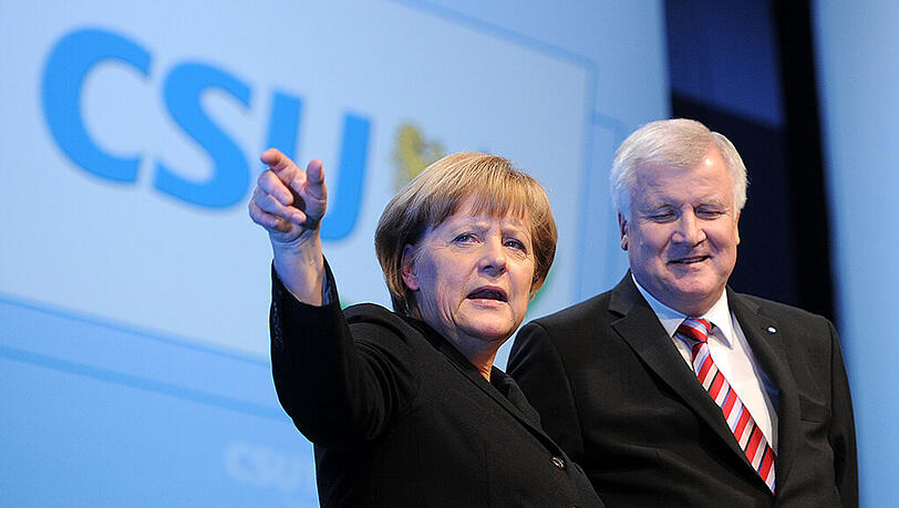 22.11.2013: Angela Merkel besucht den CSU-Parteitag in München. 22.11.2013: Angela Merkel besucht den CSU-Parteitag in München.