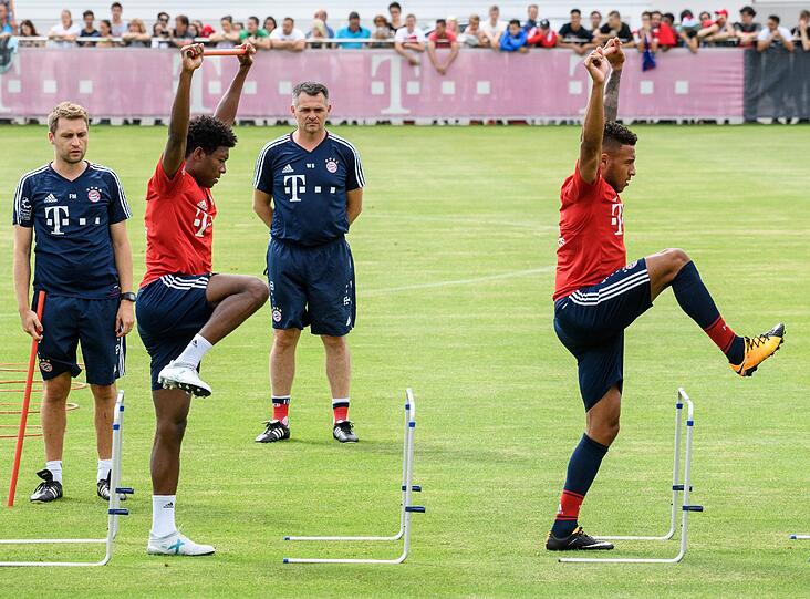 Die Bilder vom Bayern-Training am Montag.