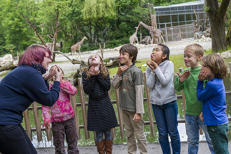 Den kleinen Tierpark-Besuchern wird auch an Ostern ein buntes Programm geboten (Archivbild).