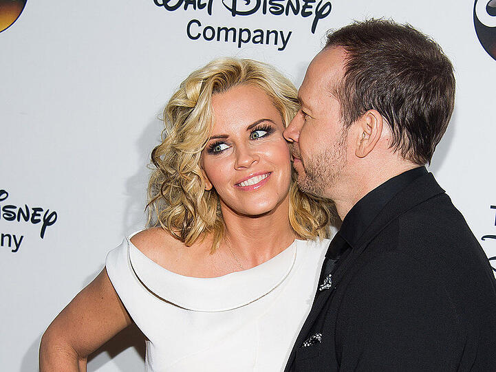 Jenny McCarthy und Donnie Wahlberg turteln auf einer Gala in New York