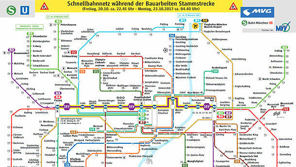Bitte anklicken, um den Lininennetzplan während der Stammstreckenbauarbeiten herunterzuladen (PDF)