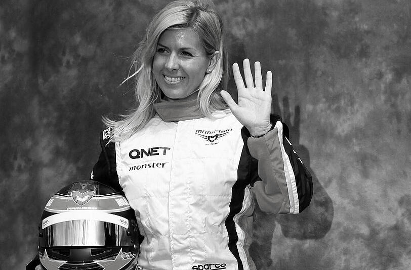 Maria de Villota: Geboren am 13. Januar 1980 in Madrid. Gestorben am 11. Oktober 2013 in Sevilla.