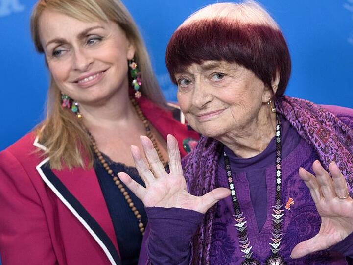 Agnes Varda kam mit ihrer Tochter Rosalie Varda nach Berlin.