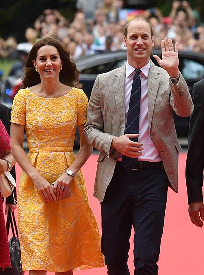 Der britische Prinz William und seine Frau, Herzogin Kate, besuchen das Deutsche Krebsforschungszentrum in Heidelberg.