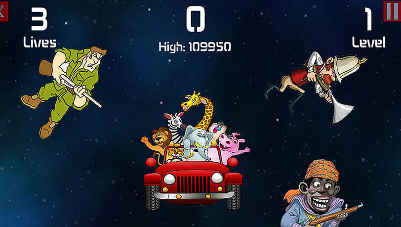 Verkehrte Welt: In "Cecil's Revenge" gehen die Tiere auf Menschenjagd - jetzt auch in Apples App Store Verkehrte Welt: In "Cecil's Revenge" gehen die Tiere auf Menschenjagd - jetzt auch in Apples App Store
