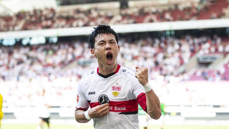 Stuttgarts neuer Kapitän Wataru Endo spielte gegen Fürth groß auf.