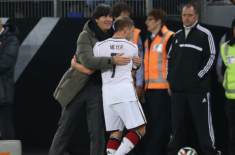 Jogi Löw hatte Spaß an dem Testkick.